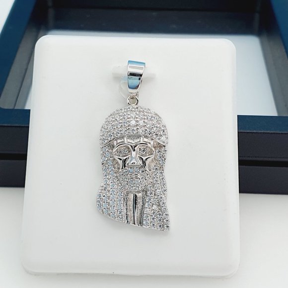 "925 Sterling Silver Cubic Zirconia Pendant, UU1P6A6024 - Picture 5 of 9